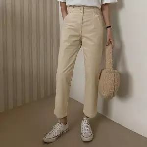 [시크릿라벨] 뒷밴딩코듀로이세미배기핏팬츠