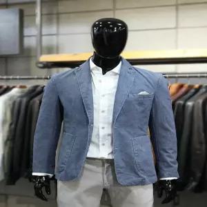 [빠니깔레][빠니깔레] 블루스톤워시드 슬림핏 캐주얼코튼자켓 d-gcjk18bl (P0031