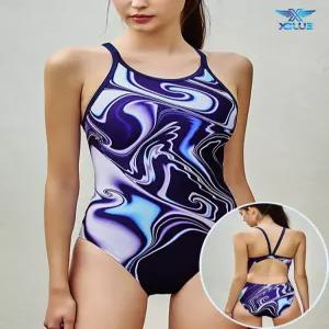 엑스블루 XBL-4050-02 카오스 클래식백 원피스 탄탄이 수영복