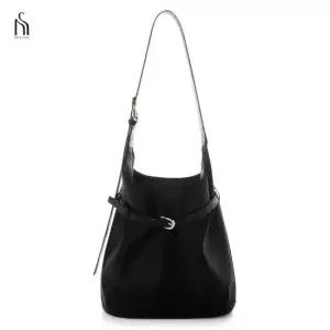 [론칭가 88,000원] 맥끌라니 벨티드 나일론 버킷백