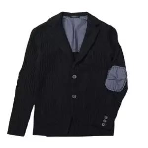 [빠니깔레][빠니깔레] 이태리직수입 빈티지패치 네이비골지면니트자켓 f-anj