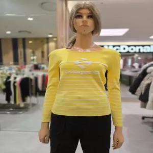 [에고이스트] 보트넥 스트라이프 슬림 티셔츠  EQ1KL-161