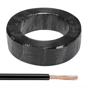 KIV (VSF) 0.75SQ 연선 200M 1롤 흑색 기기배선용 전기선 1타 케이블 전선