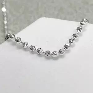 메종드쉬 925 실버 은 목걸이 커팅 볼 체인 M-APN001