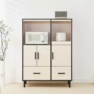 /플랜데코 줄리 홈카페 1000 렌지대 밥솥 전자렌지 수납장