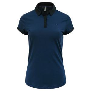 언더아머 여성 스레드본 히트기어 반팔 카라 티셔츠 골프웨어 1310898-408