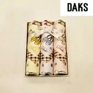 [닥스타올]닥스손수건 DKI303 남녀3매 나염 손수건 세트