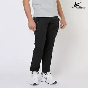 [코몽트] 남성 빅포켓 허리밴딩 카고 팬츠 블랙