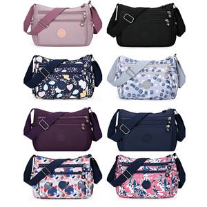 캐주얼 크로스백 중년여성 수납력좋 데일리 여행용 천가방 8컬러