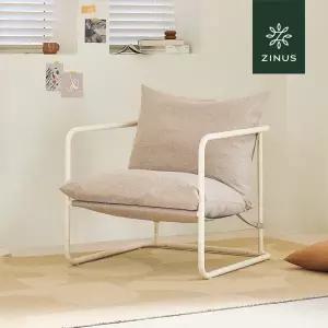 [롯데백화점]지누스 켄트 1인 소파 (크림/오트밀베이지)