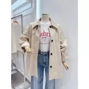 [갤러리아] ab.f.z 오버핏 하프 트렌치코트 (ATZ5QR02G)