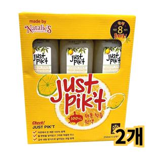 코스트코 나탈리스 저스트 픽 레몬 착즙액 (250gx6개입)x2개 /냉동 레몬100% 에이드 주스 하이볼 칵테일 