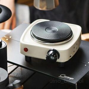 소형 모카포트 캠핑용 버너 1구기렌지 전기렌지 전기 하이라이트 인덕션 검정색 온도 캠핑