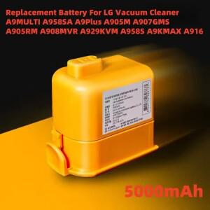 5000mAh 교체용 배터리 Compatied 호환 LG Cord Zero EAC63382204 A9A9SP9A9K-COREA9MAXA9T-UltraA9K-PROA9