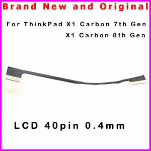 노트북 LCD 케이블 레노버 씽크패드 X1 카본 7 세대 8 화면 디스플레이 5C10V28091 DC02C00FH00