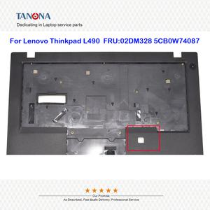Orig 노트북 상단 케이스 팜레노버 씽크패드 L490 20Q5 20Q6키보드 베젤 W/ FP 02DM328 5CB0W74087 AP1AZ00