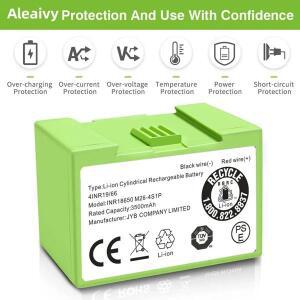 아이로봇 룸바 e i 시리즈 i7 e5 7150 7550 i3 3150 3550 i4 4150 i4용 I7 14.4V 3500/5000mAh 교체 462486