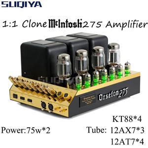 SUQIYA 클론 11 매킨토시 튜브 앰프 클래식 하이파이 2x75W KT88 x 4 12AX7x3 12AT7x4 밸런스드 파워 MC275