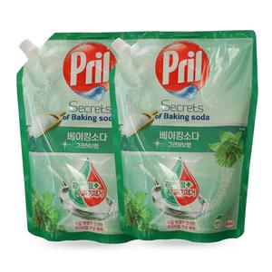 프릴 베이킹소다 그린허브향 1L x2개 / 헨켈 주방세제