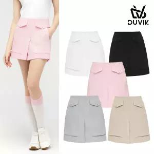듀빅 여성 페이크 랩 스커트 4부 반바지 DF2WPH347