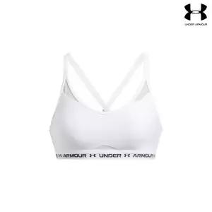 [언더아머](하남점)1386424-100 여성 UA 크로스백 로우 스포츠 브라