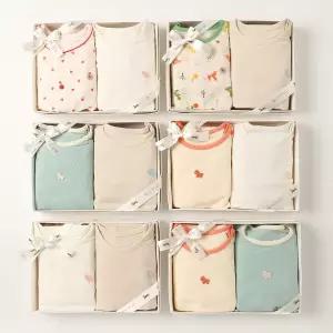 [롯데백화점]에뜨와 6종1택/여름신상내의두벌SET/출산,백일,신생아,실내복,돌선물,반팔