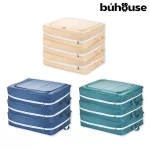 부하우스 대용량 이불 압축 정리함 특대형 3개