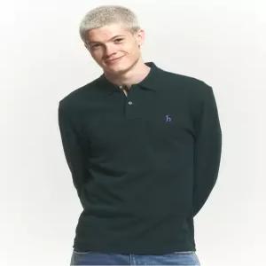 [24FW] HZTS4D431E3 클리어런스다크그린 긴팔 피케 카라 티셔츠