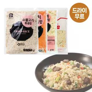달디단마켓 행복한맛남 소불고기 김치 야채 계란볶음밥 3kg 4종 (택1) 간편조리 대용량 냉동볶음밥 아워홈