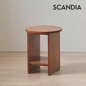 [스칸디아]우디 원목 수납 스툴