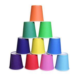 칼라종이컵 색상혼합 6.5온 스 50개입x20줄 박스(20