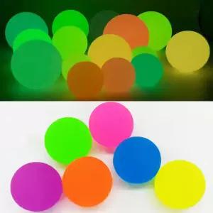 얌체공 탱탱볼 야광공 고무공 공놀이 장난감 유아 어린이 얌체볼 탱탱공 형광 색깔 소형 중형