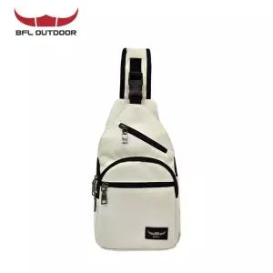 BFL 아이보리 캐주얼 슬링백 여행용 이중잠금 크로스백 남녀공용 메신저백 힙색 A5