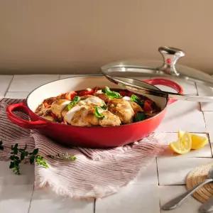 시그니처 뷔페캐서롤 유리뚜껑)26cm 색상선택)