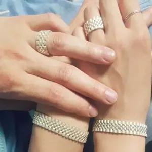 [차차실버]렉스 5선 은반지 커플링 고급 럭셔리 남자 여자 커플 남여공용 데일리 실버반지 명품반지