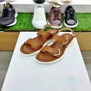 [탠디]보석 경량 쿠션 여성 샌들 3CM굽 브라운 X25044_DG