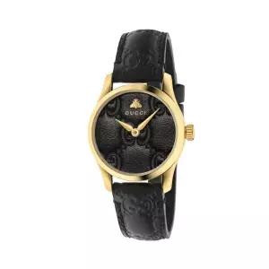 구찌 YA126581A(YA126581)G타임리스 여성 가죽 쿼츠 27mm