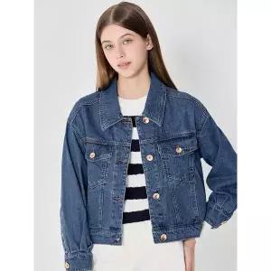 [하프클럽/오조크]앨리스 컬러 데님 자켓 (택가격 129000원)