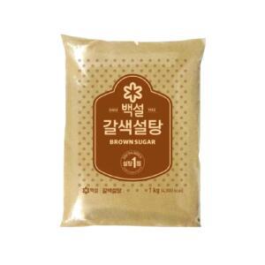 백설 갈색 설탕 1kg x 8개