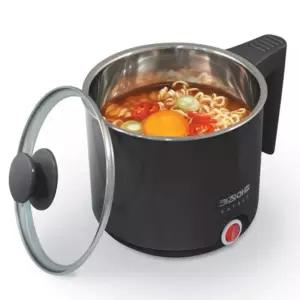 전기 포트 1L 블랙 스텐라면포트