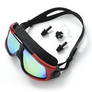 성인용 미러 고글형 수경 넓은시야 김서림방지 물안경 고글수경