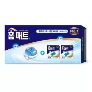 홈매트 세트 코드롤러 훈증기 1개+ 리필 매트 180매