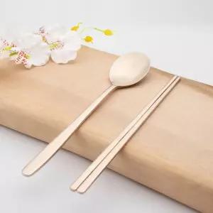 [수타미](대전신세계)방짜유기 유기수저 놋봄 모던 어린이 1인 수저세트 놋수저 + 무료각인