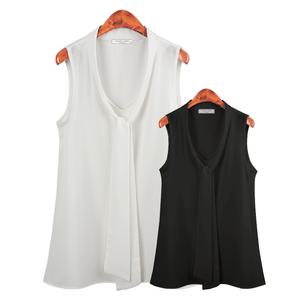 허밍퍼플 여성용 9987 포엣 타이 나시 BL 여름 신상 블라우스 시원한 미시 마담 중년 여자 엄마옷 여성의류