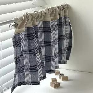 주방 창문 가리개 커튼 작은창 선반 가리개 미니 커텐