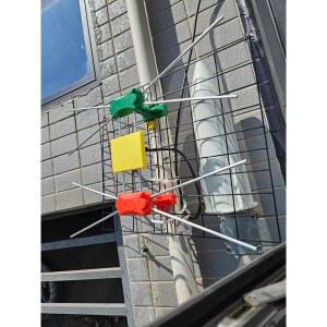 고성능 FM라디오 안테나 라디오 컬러 10M 25DB 공중 가정용 광대역 신호 백색