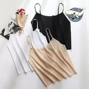 여자 여름 끈나시 크롭탑 민소매 브라탑 브라지어 브라나시 캡런닝 브라탑 브라 나시 런닝 끈나시