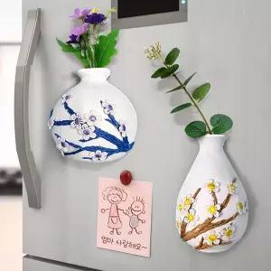 아트박스/탑키드 달항아리 자석 메모 홀더 화병 만들기(묶음포장)
