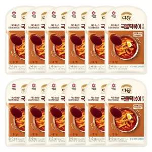 [CJ제일제당][T]백설 다담 국물떡볶이양념145g x12개