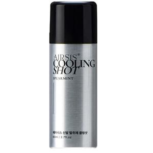 에어시스 휴대용 신발 탈취제 쿨링샷 본품 스피어민트, 80ml 3개